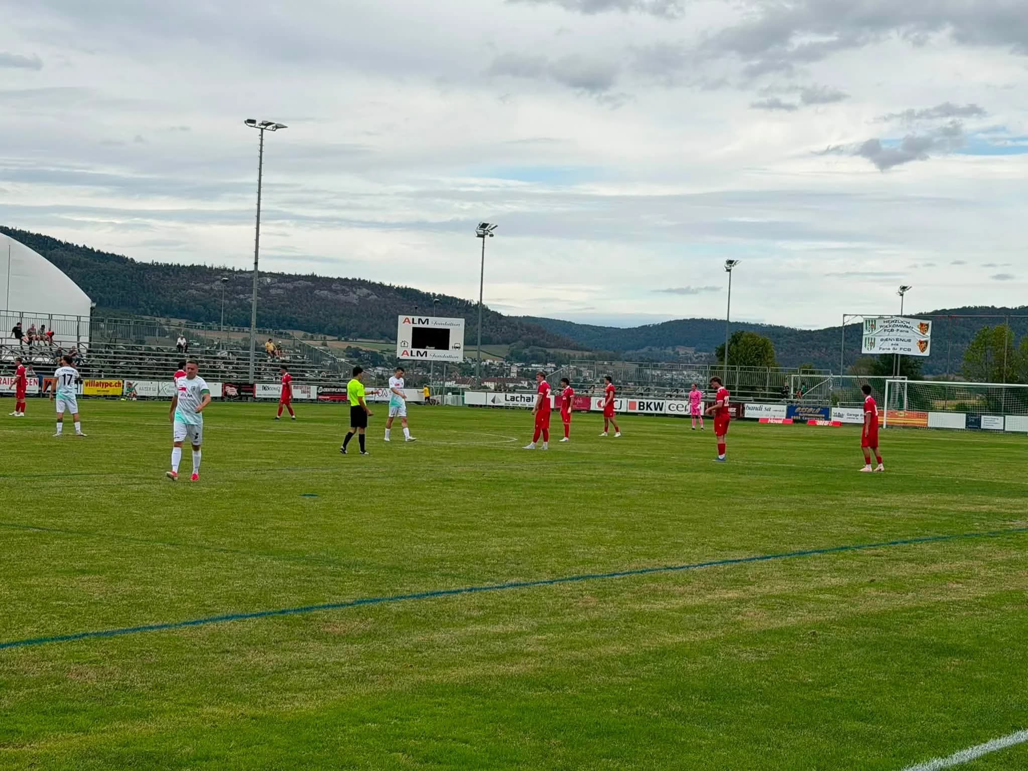 Match de football dans le Jura